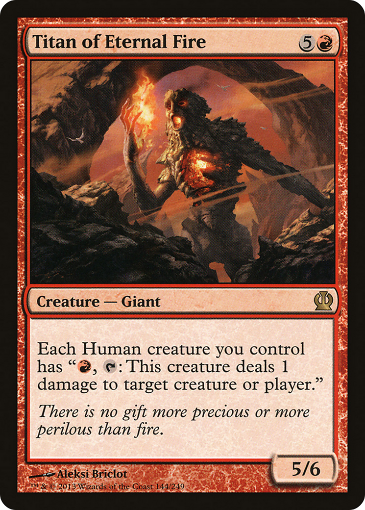 Titan of Eternal Fire [Theros] Foil
