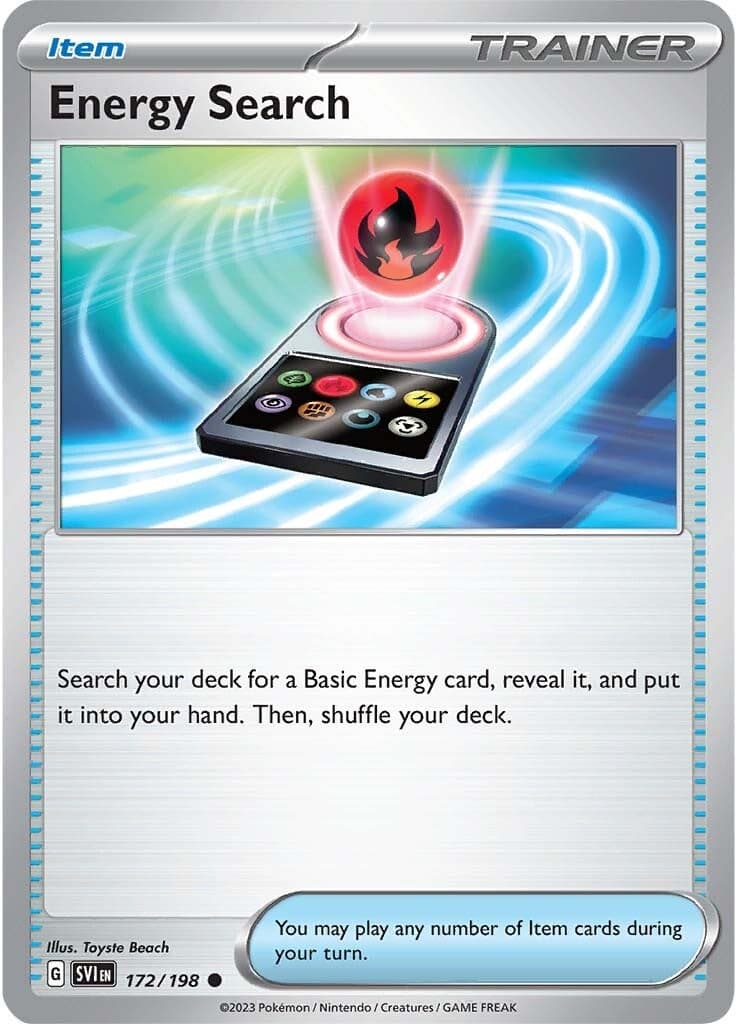 Energy Search 172- SV01 Scarlet & Violet Base Set