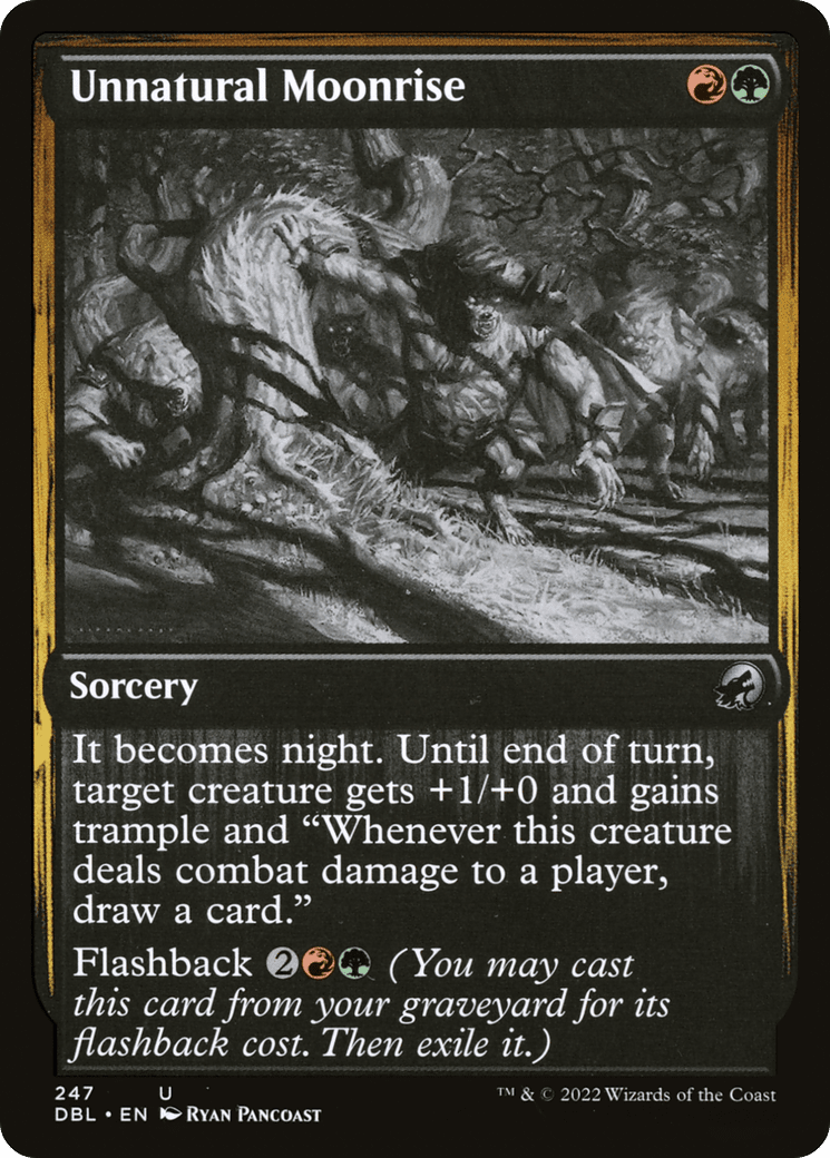 Unnatural Moonrise [Innistrad: Double Feature] Foil
