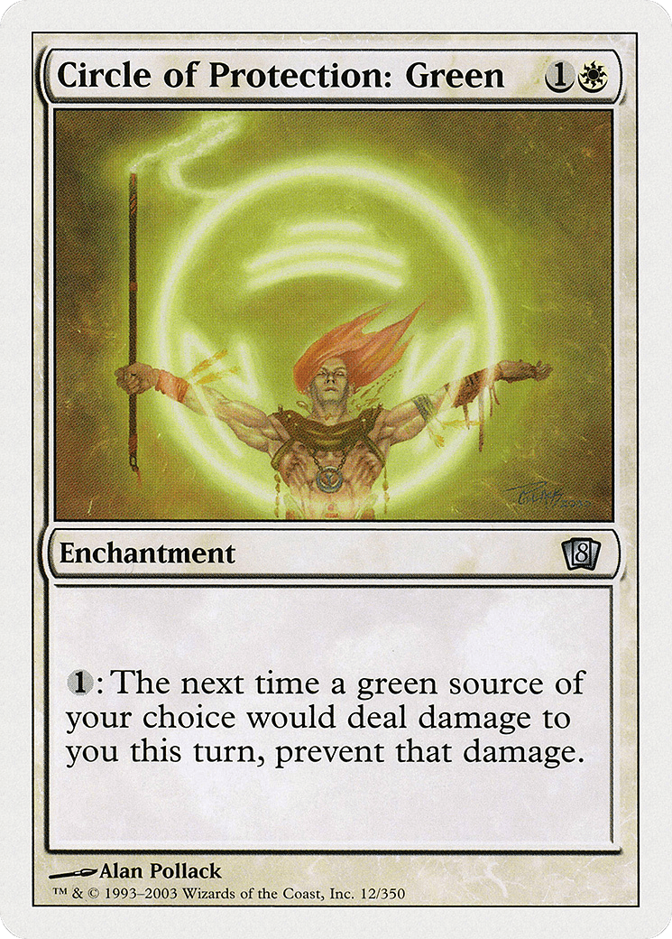 Circle of Protection: Green [Eighth Edition] Foil