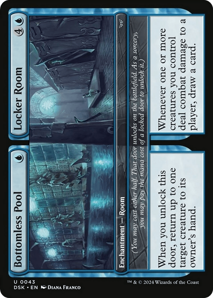 Bottomless Pool // Locker Room [Duskmourn: House of Horror] Foil