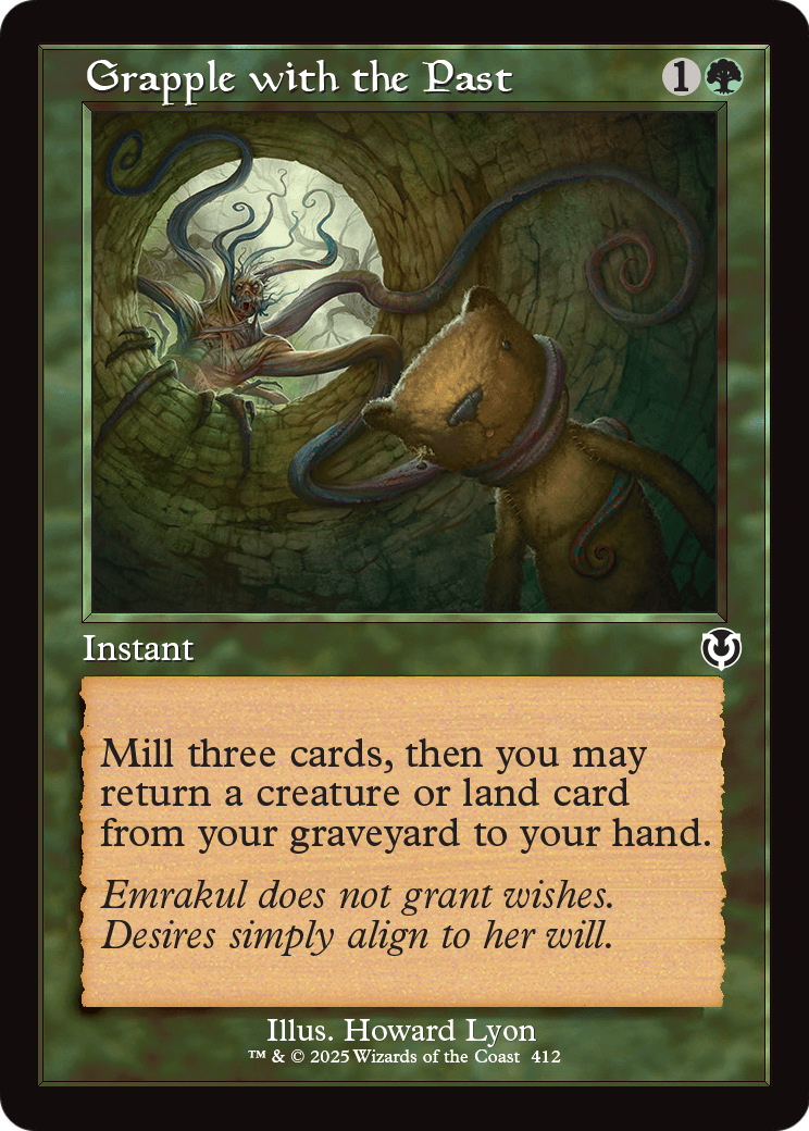 Grapple with the Past (Retro Frame) (412) [Innistrad Remastered]