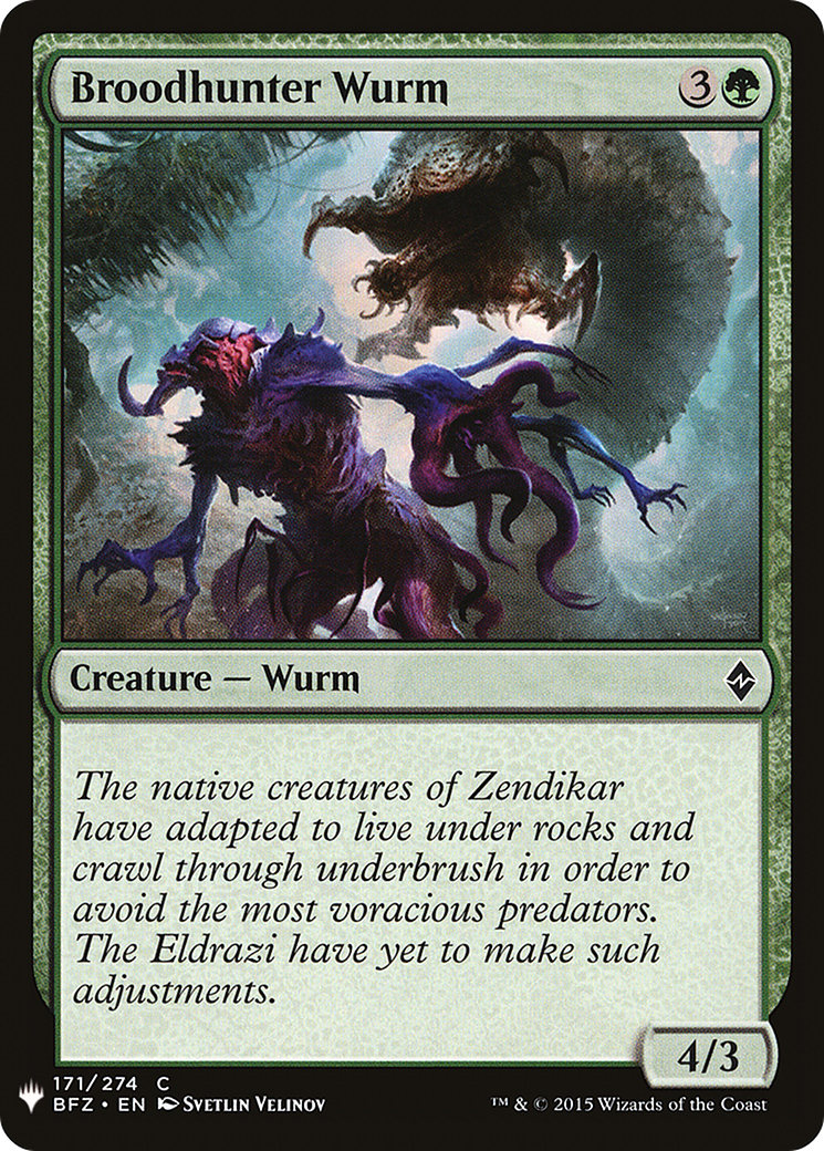 Broodhunter Wurm |  (BFZ-171) [The List]