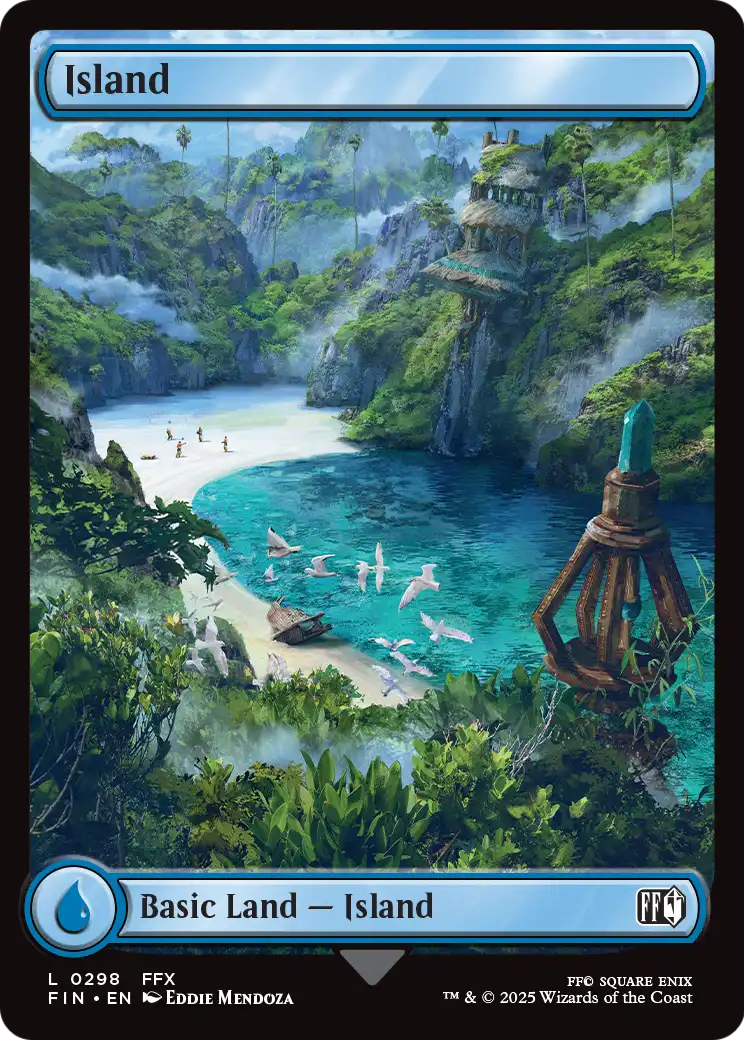 Island (0298) (298) [FINAL FANTASY]  Foil