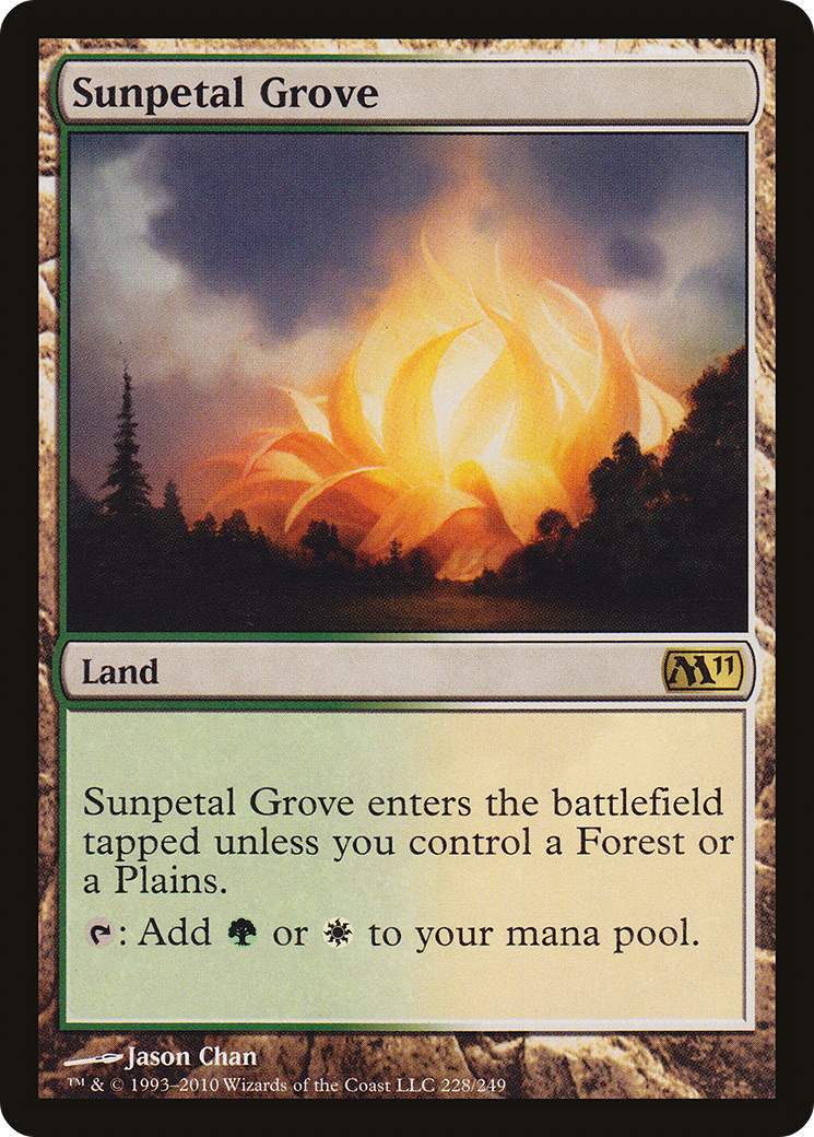 Sunpetal Grove [Magic 2011] Foil