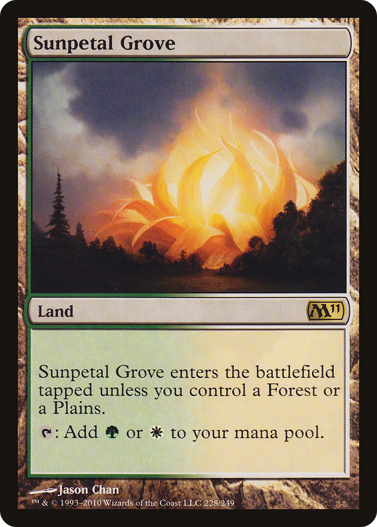 Sunpetal Grove [Magic 2011] Foil