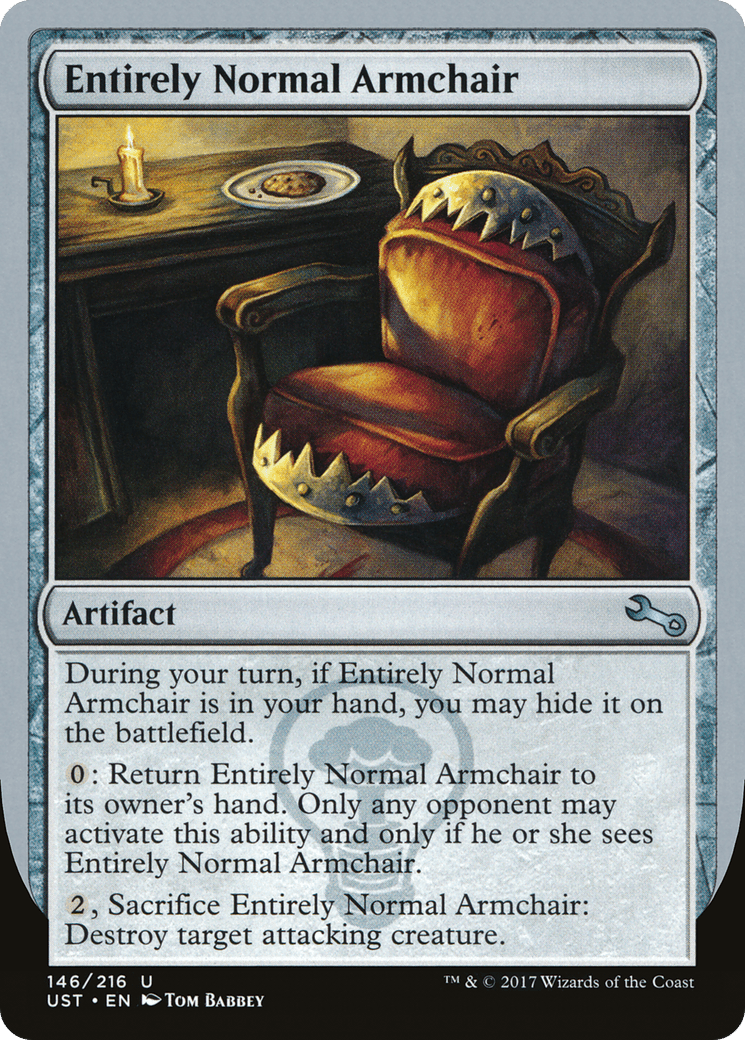Entirely Normal Armchair [Unstable] Foil