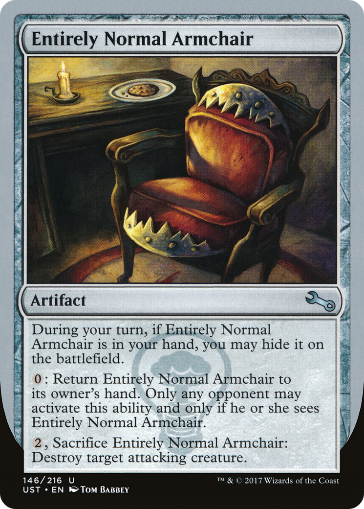 Entirely Normal Armchair [Unstable] Foil