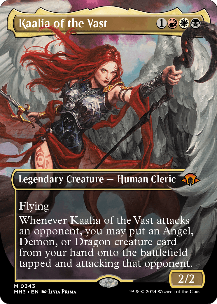 Kaalia of the Vast (Borderless) (0343) [Modern Horizons 3] Foil