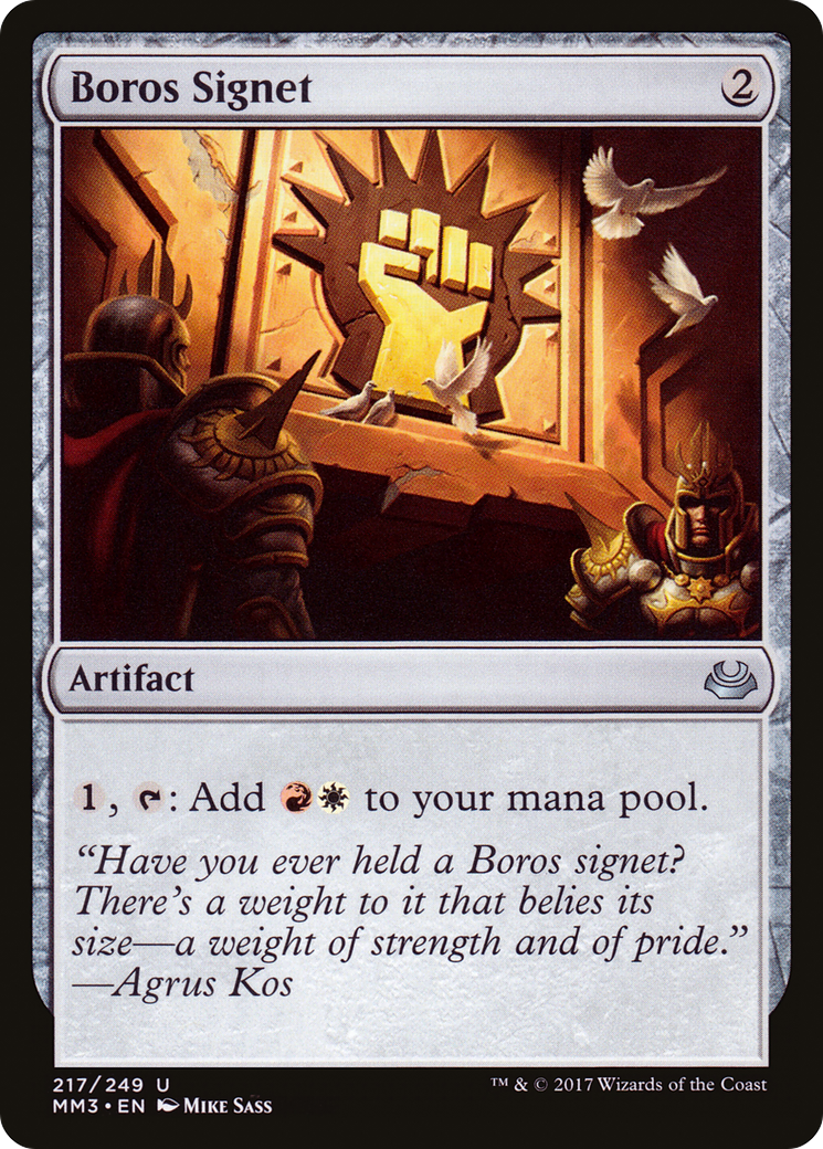 Boros Signet [Modern Masters 2017] Foil