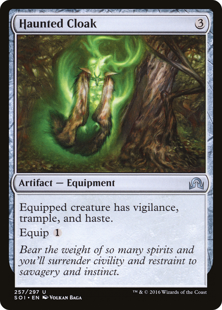 Haunted Cloak [Shadows over Innistrad] Foil