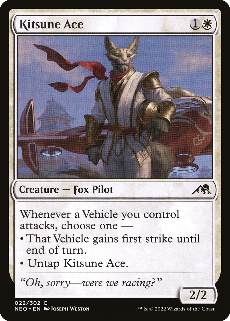Kitsune Ace [Kamigawa: Neon Dynasty] Foil
