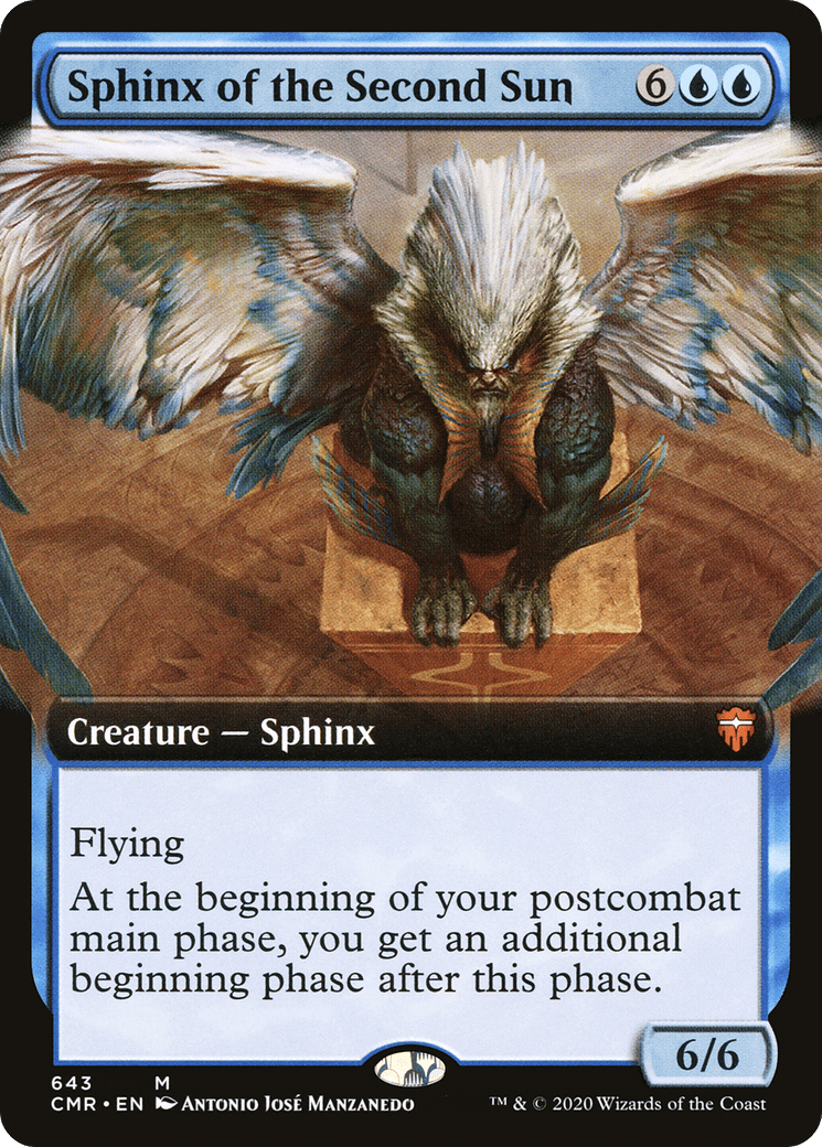 Sphinx of the Second Sun (Extended Art) [Commander Legends] Foil