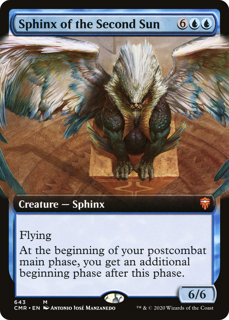 Sphinx of the Second Sun (Extended Art) [Commander Legends] Foil