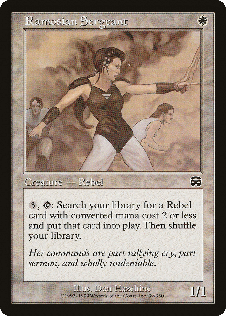 Ramosian Sergeant [Mercadian Masques] Foil