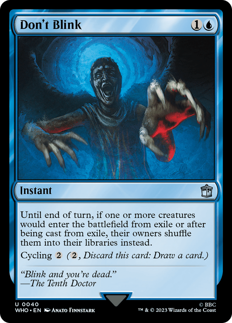 Don't Blink [Doctor Who] Foil
