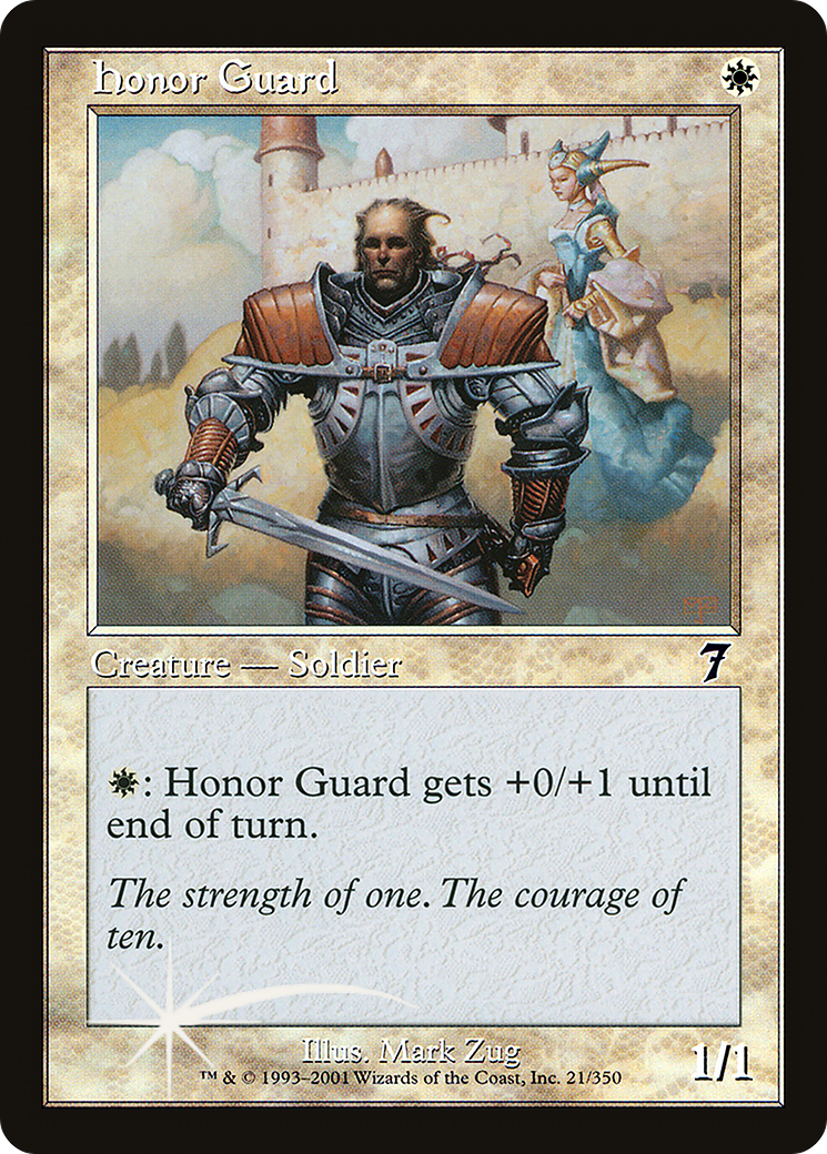 Honor Guard [Seventh Edition] Foil