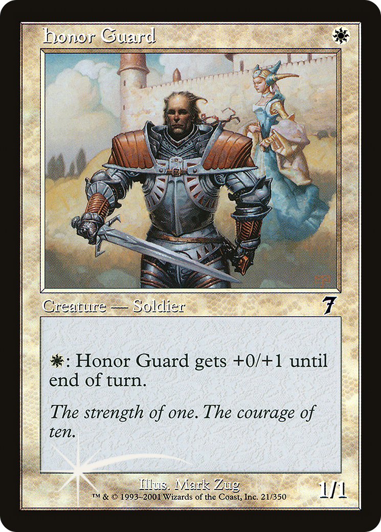 Honor Guard [Seventh Edition] Foil