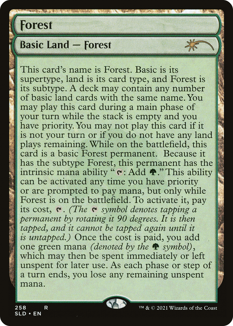 Forest (258) [Secret Lair Drop Series] Foil