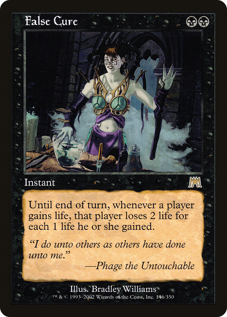 False Cure [Onslaught] Foil