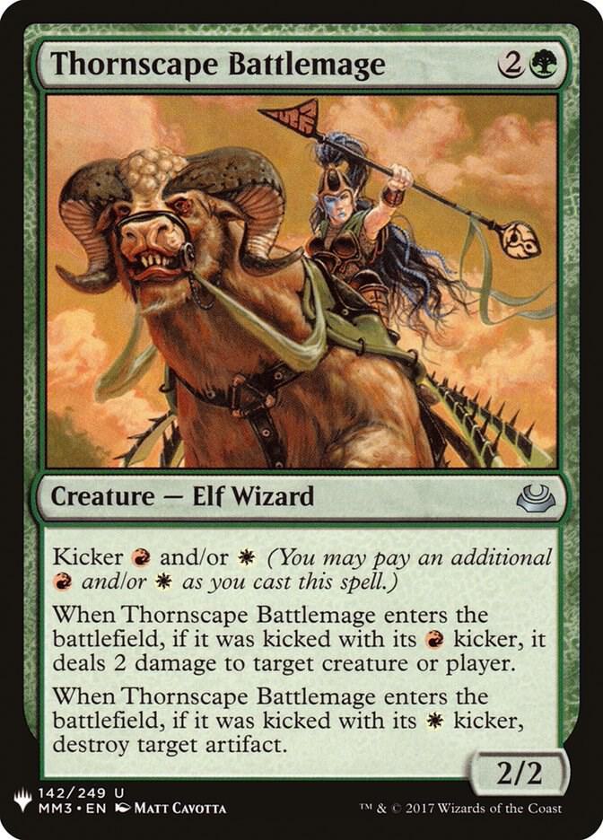 Thornscape Battlemage MM3-142/5075 (The List Reprints) 