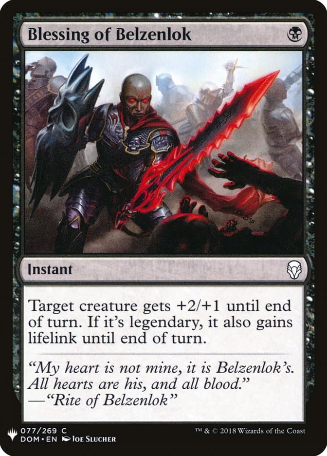 Blessing of Belzenlok |  (DOM-77) [The List]