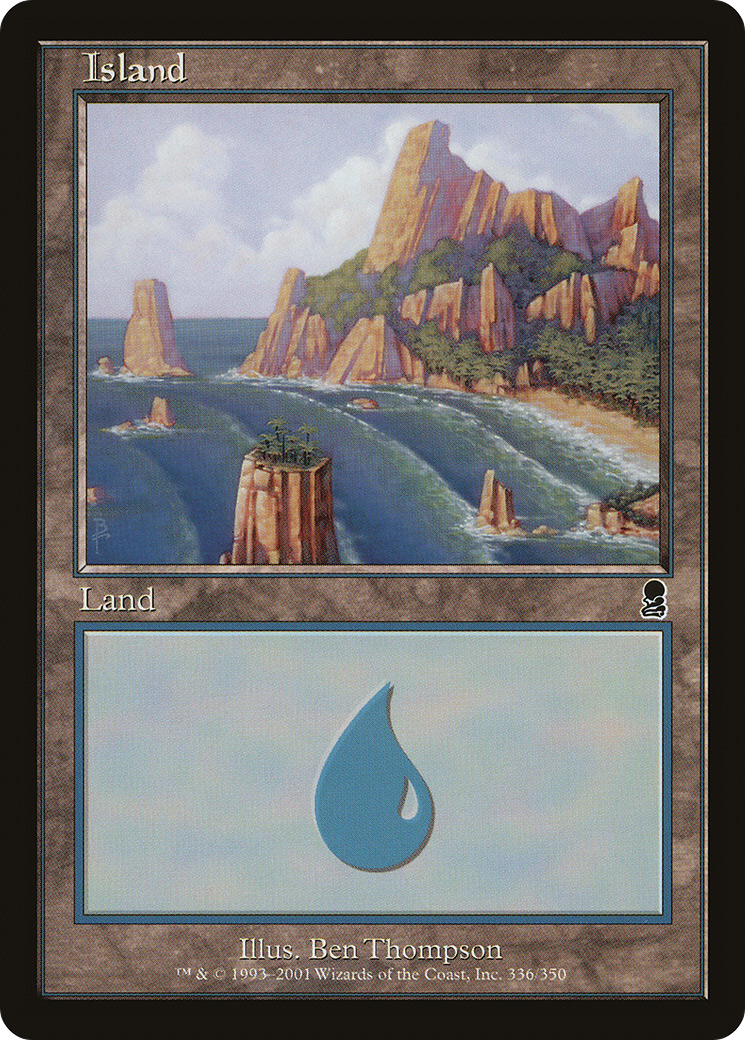 Island (336) [Odyssey] Foil