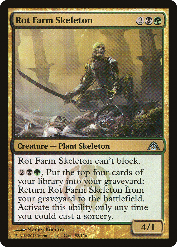 Rot Farm Skeleton [Dragon's Maze] Foil