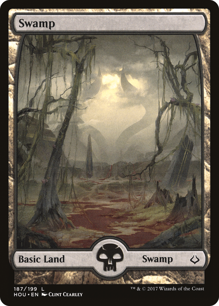 Swamp (187) [Hour of Devastation] Foil