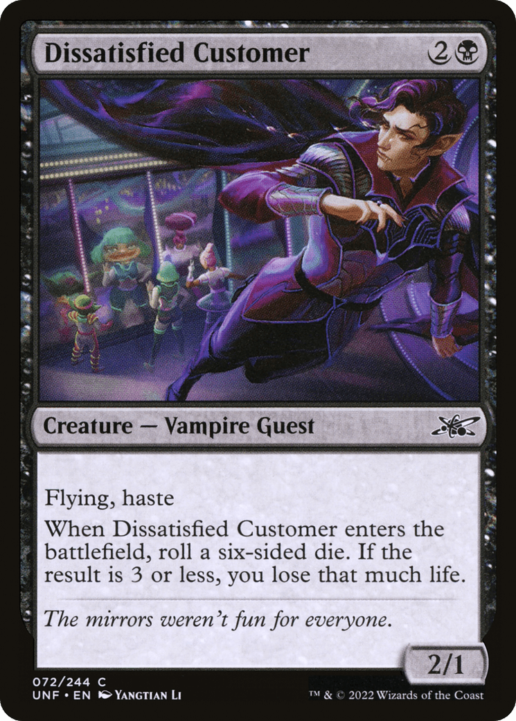 Dissatisfied Customer [Unfinity] Foil