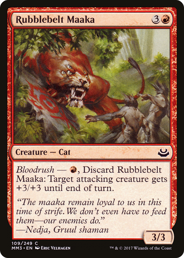Rubblebelt Maaka [Modern Masters 2017] Foil