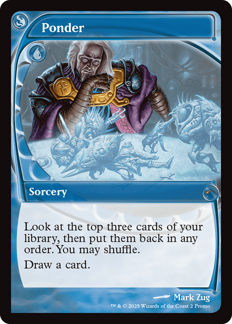 Ponder (Future Sight) (-002) [Secret Lair Drop Series]