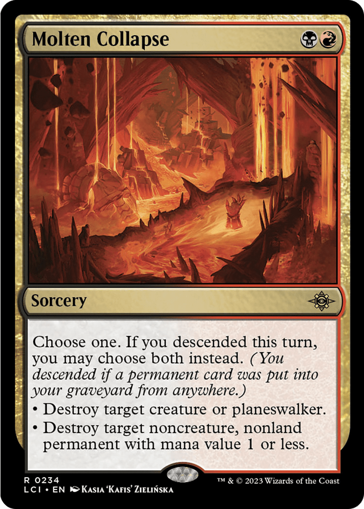 Molten Collapse [The Lost Caverns of Ixalan] Foil