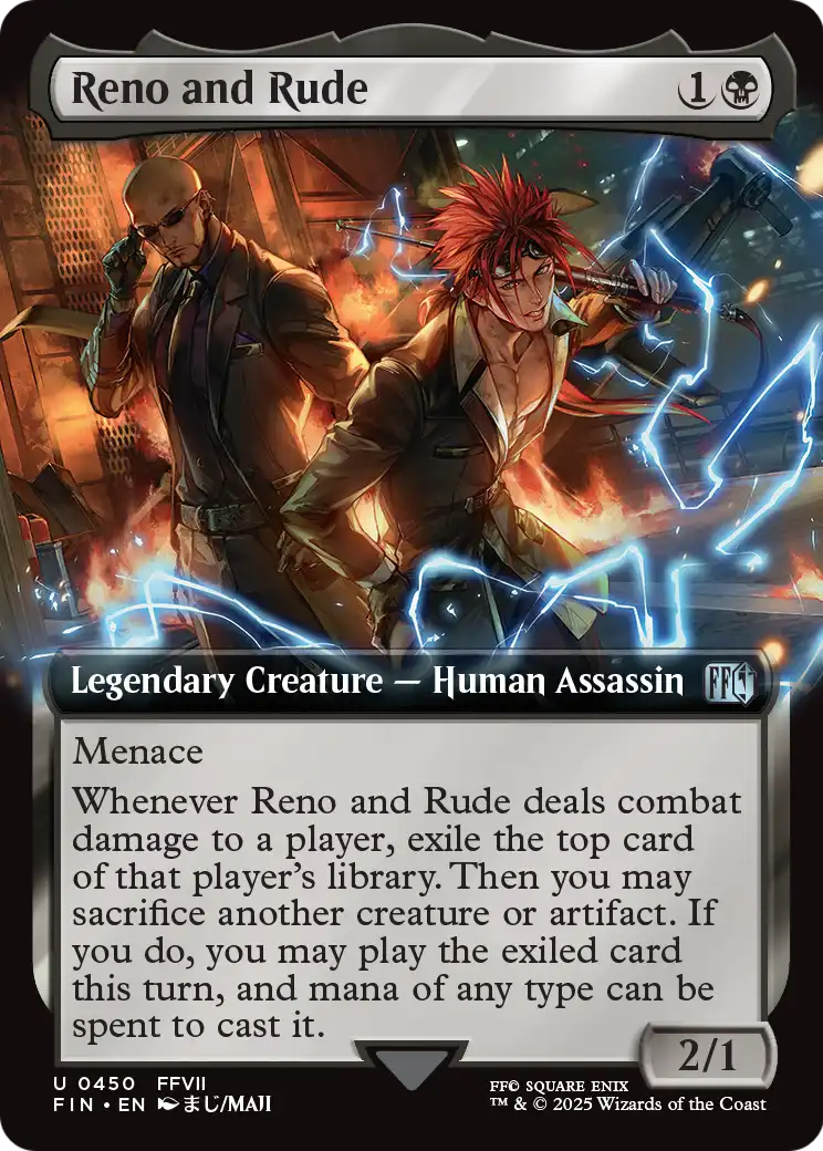Reno and Rude (Extended Art) (450) [FINAL FANTASY]  Foil