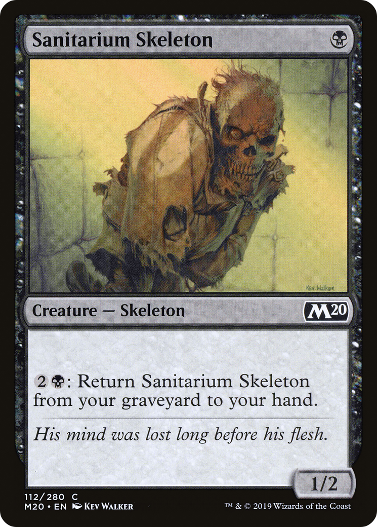 Sanitarium Skeleton [Core Set 2020] Foil