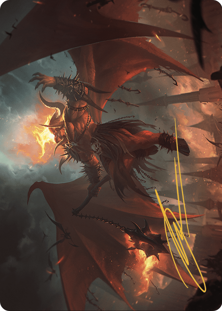 Rakdos, Patron of Chaos // Rakdos, Patron of Chaos (AMKM-022) - Murders at Karlov Manor Art Series (Borderless) Foil