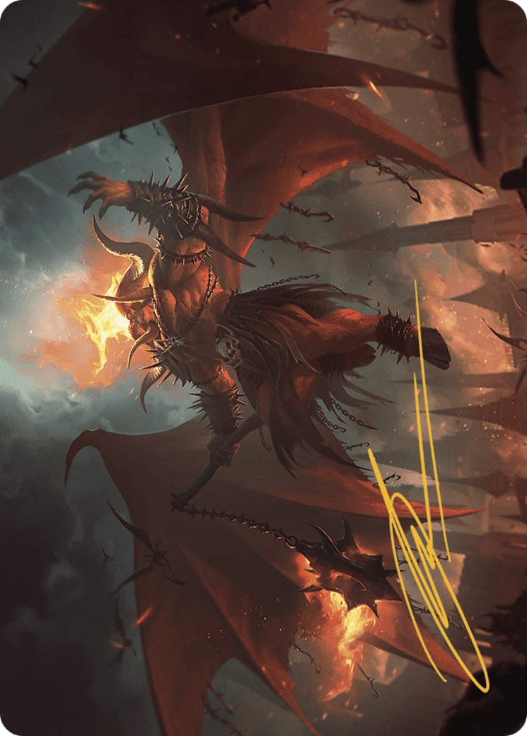 Rakdos, Patron of Chaos // Rakdos, Patron of Chaos (AMKM-022) - Murders at Karlov Manor Art Series (Borderless) Foil