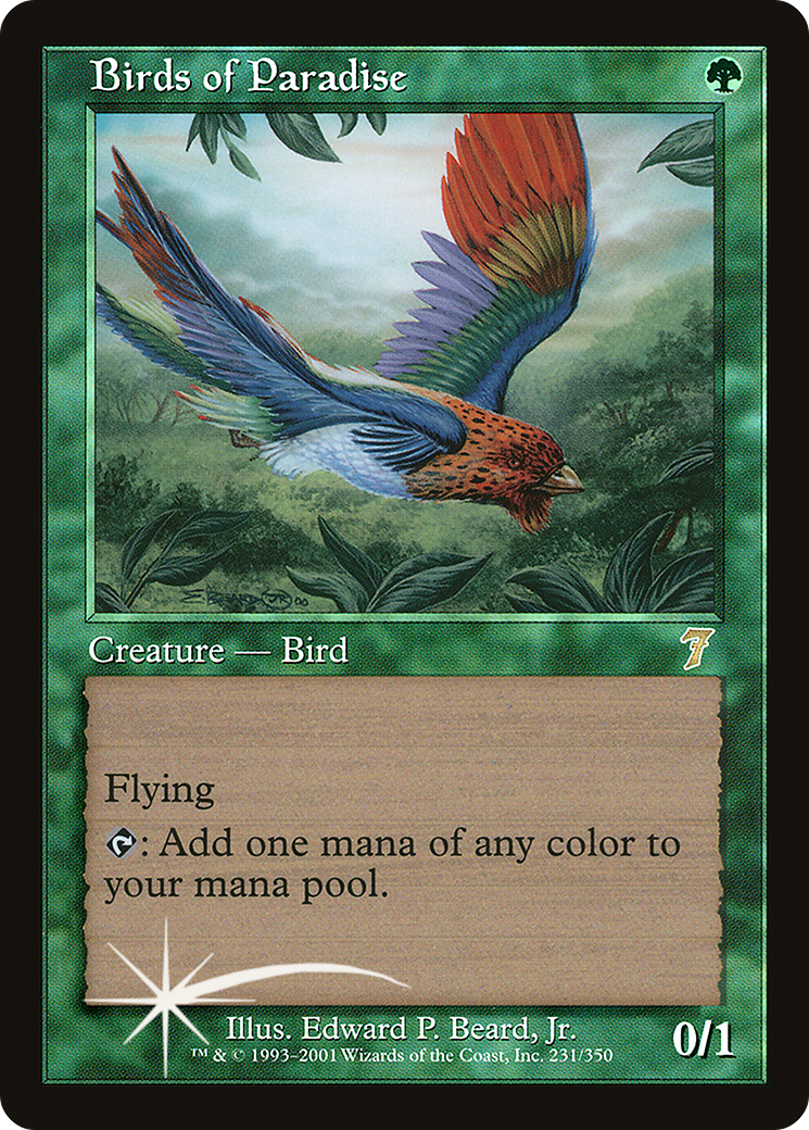 Birds of Paradise [Seventh Edition] Foil