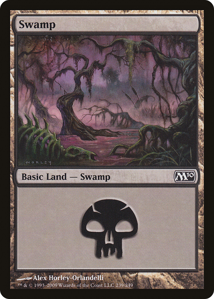 Swamp (239) [Magic 2010] Foil