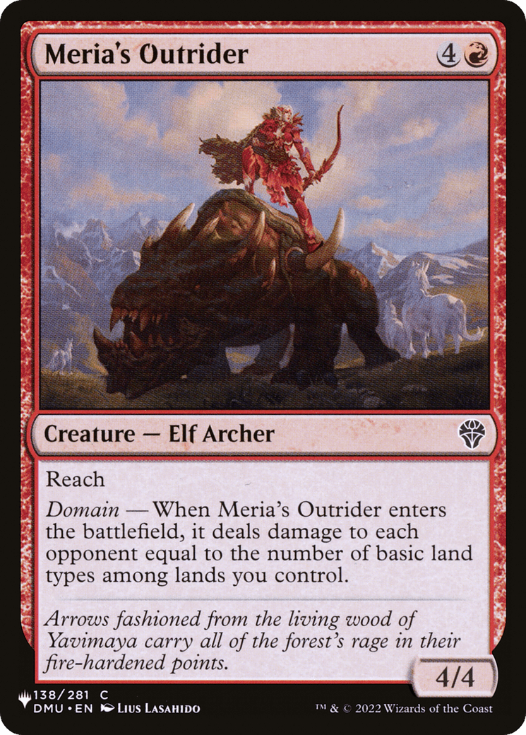 Meria's Outrider |  (DMU-138) [The List]
