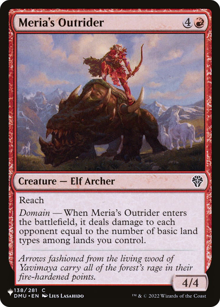 Meria's Outrider |  (DMU-138) [The List]