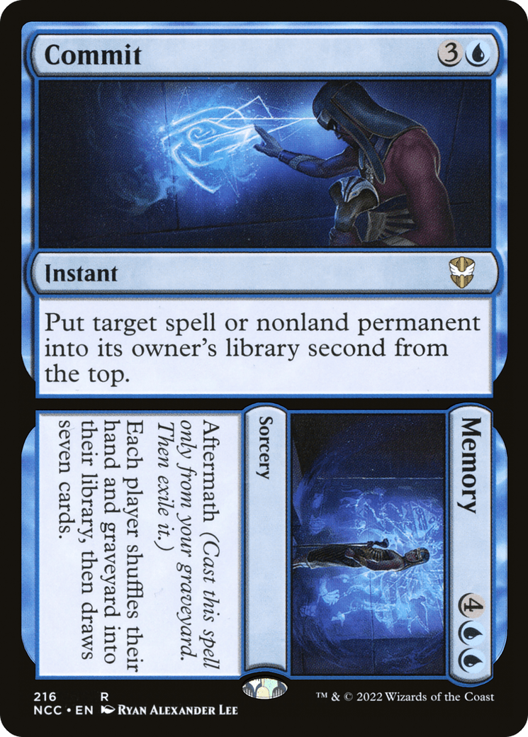 Commit // Memory [Streets of New Capenna Commander]