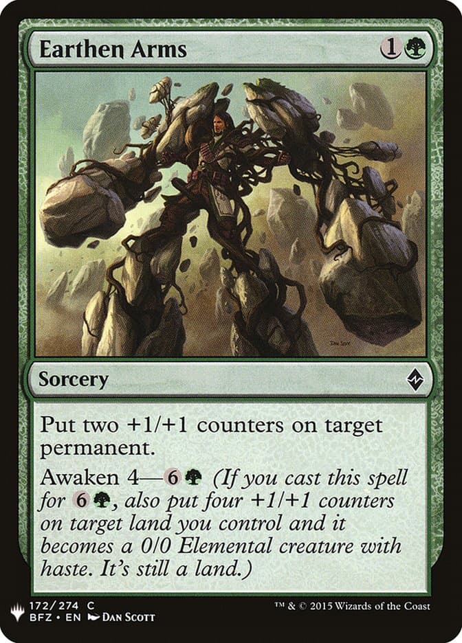 Earthen Arms |  (BFZ-172) [The List]