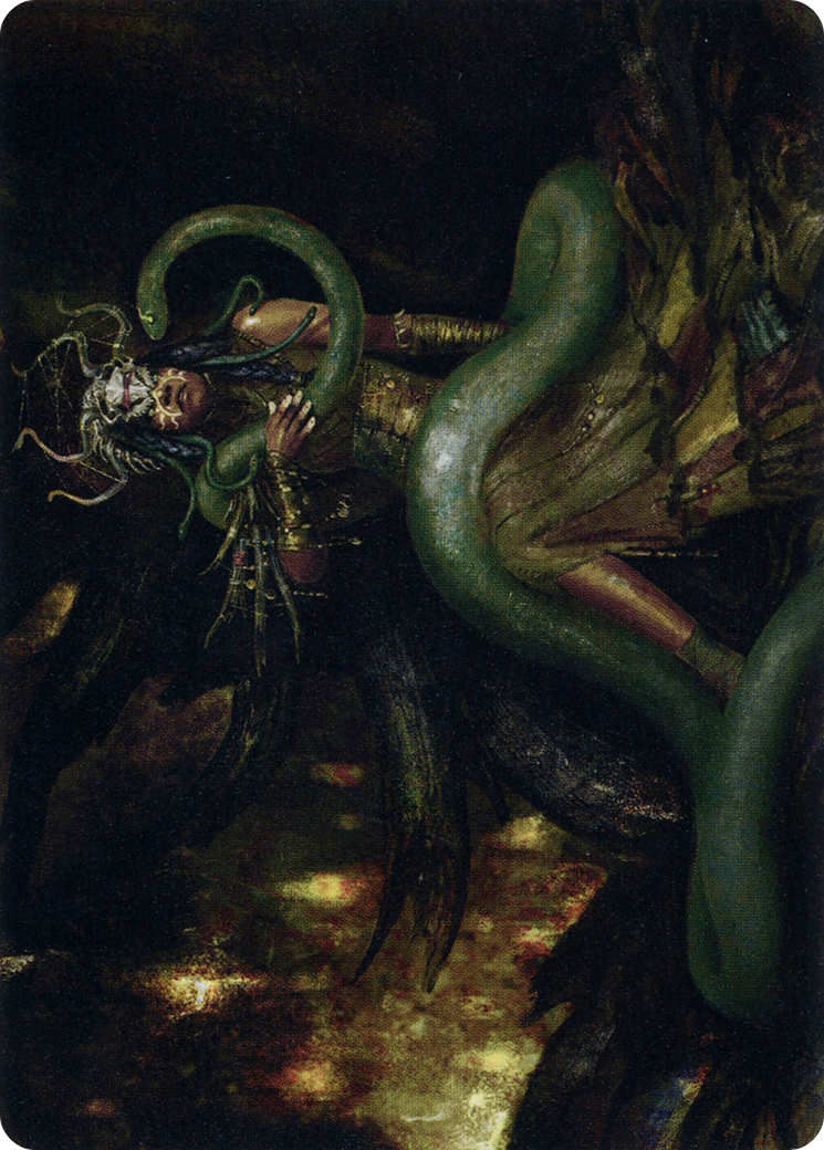 Saryth, the Viper's Fang // Saryth, the Viper's Fang (AMID-053) - Midnight Hunt Art Series (Borderless) Foil