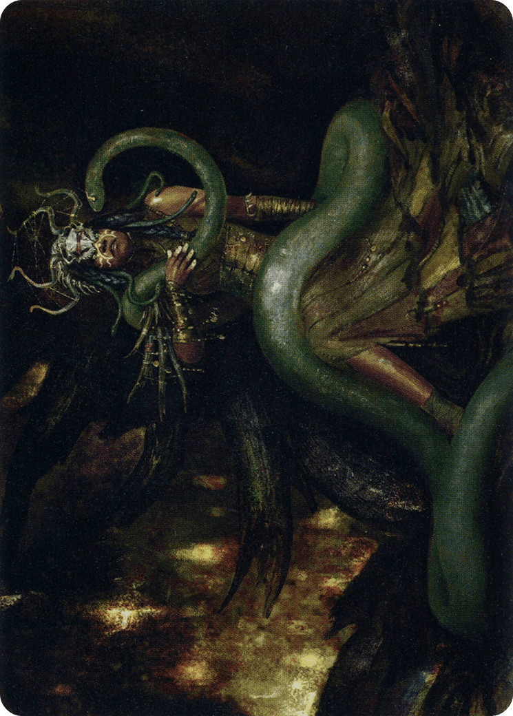 Saryth, the Viper's Fang // Saryth, the Viper's Fang (AMID-053) - Midnight Hunt Art Series (Borderless)