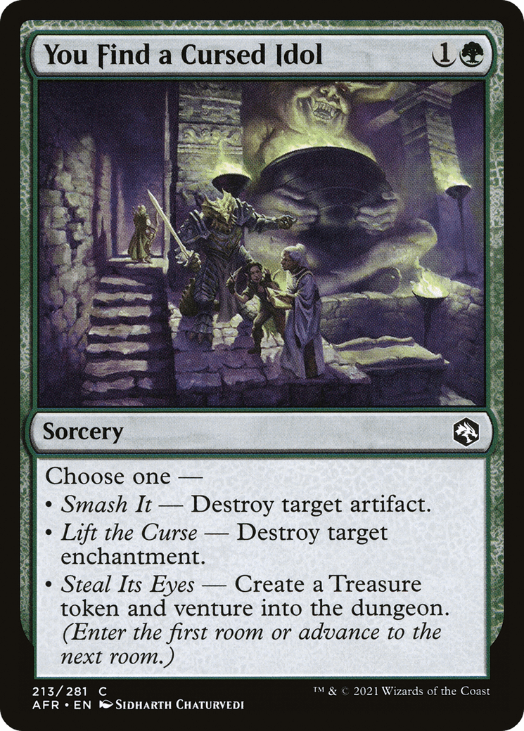 You Find a Cursed Idol [Dungeons & Dragons: Adventures in the Forgotten Realms] Foil