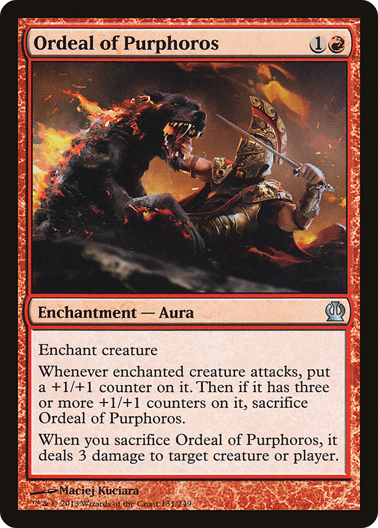 Ordeal of Purphoros [Theros] Foil