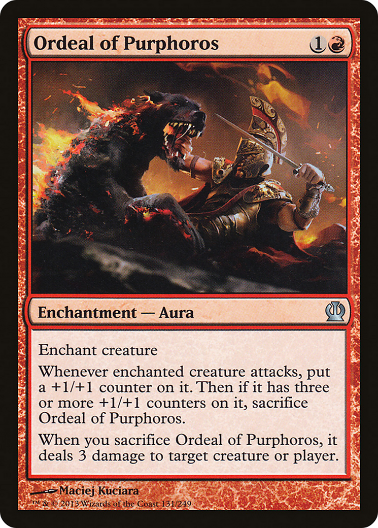 Ordeal of Purphoros [Theros] Foil