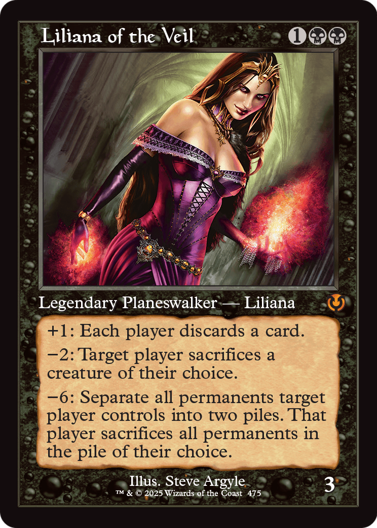 Liliana of the Veil (Retro Frame) (-475) [Innistrad Remastered]
