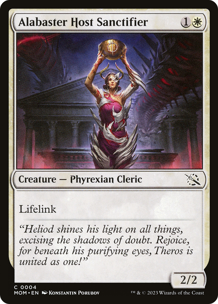 Alabaster Host Sanctifier [March of the Machine] Foil